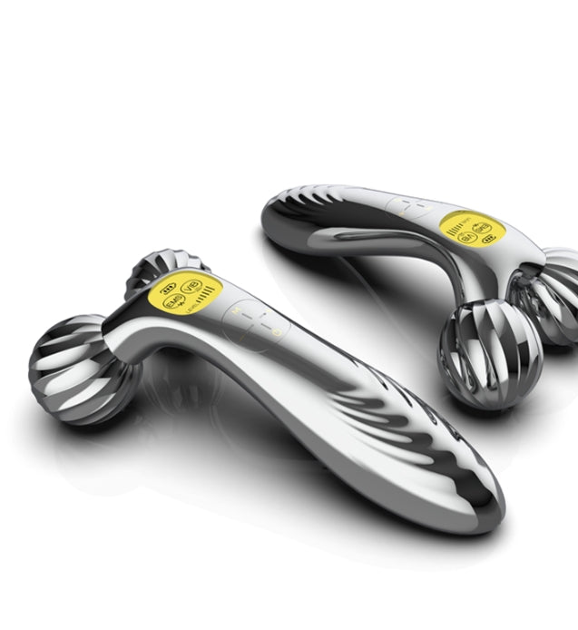 Masseur facial électrique 3D - Rouleau vibrant multi-vitesses pour le raffermissement de la peau et la réduction des rides, design pratique pour les voyages