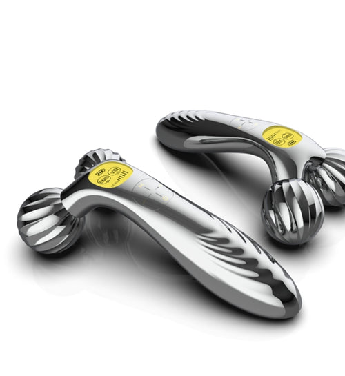 Masseur facial électrique 3D - Rouleau vibrant multi-vitesses pour le raffermissement de la peau et la réduction des rides, design pratique pour les voyages